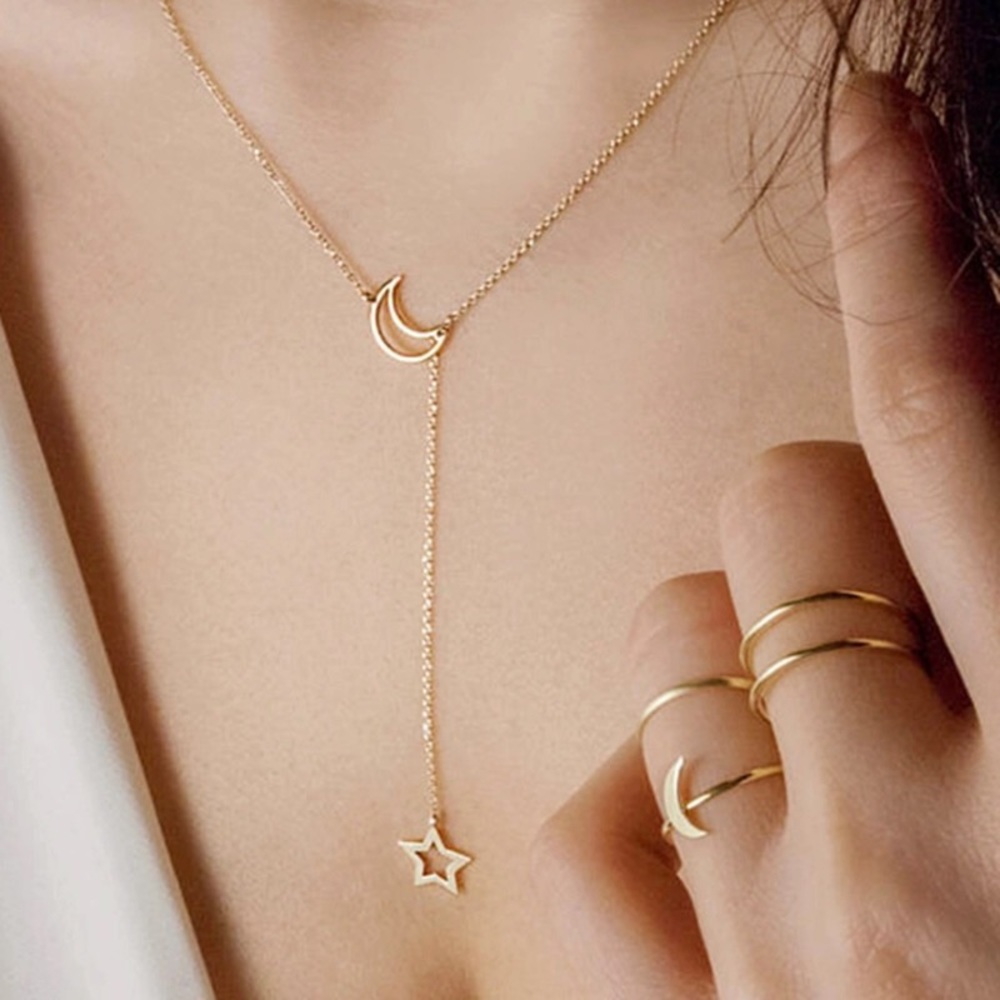 Moon Star Necklace